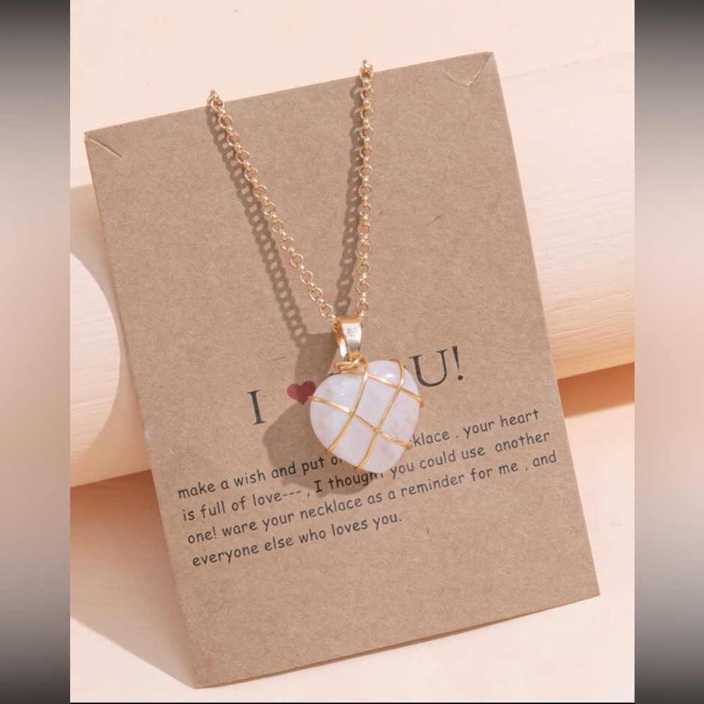 Heart Stone Necklace